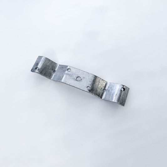 Hot dipped galvanised corrugated roof bracket with fixing holes